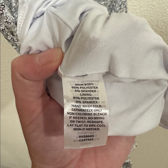 Abound Sparkling Silver Sequin Dress - Picture 7 of 7